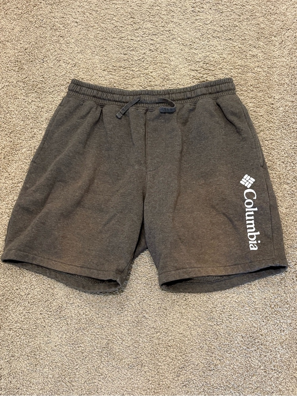Columbia Men’s Fleece Sweat Shorts Gray Size Large